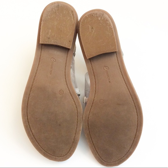 eCollection Silver Rhinestone Embellished Sandals - Picture 5 of 5